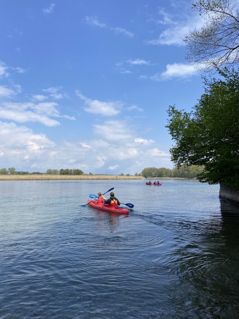 Kayak auf dem See vor Gottlieben